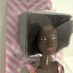 Mattel Barbie Doll African American  Afro NRFB 11” X 3”